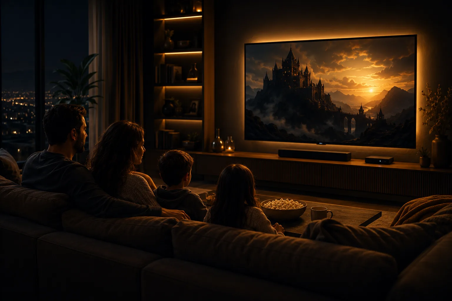 Téléviseur affichant l'interface Atlas Pro ONTV pendant une session de dépannage assistée